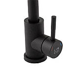 Смеситель для кухни Lidz Aria 015F (k35) LDARI015FBLA34948 Black, фото 3