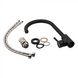 Смеситель для кухни Lidz Aria 015F (k35) LDARI015FBLA34948 Black, фото 7