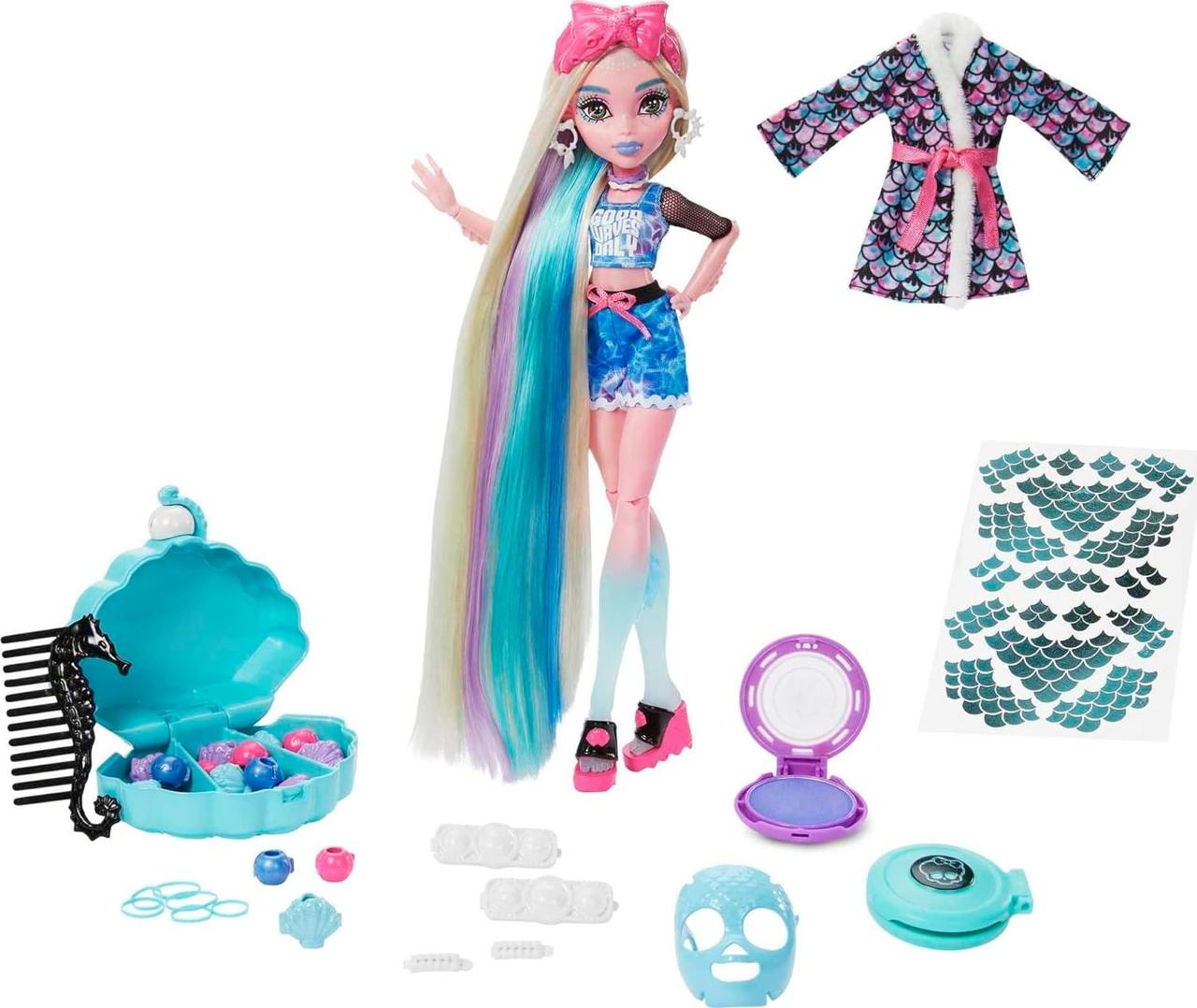 Лялька Монстер Хай Лагуна Блю спа-салон Mattel Monster High Lagoona Blue Spa Day HKY69