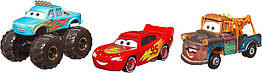 Дісней Тачки Піксар набір машинок із трьох героїв Disney Pixar Cars HPL99