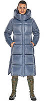 Довга жіноча куртка колір оливного модель 53631