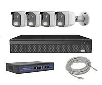Комплект IP-відеоспостереження Covi Security IPC-4W 2MP KIT