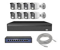 Комплект IP-відеоспостереження Covi Security IPC-8W 2MP KIT