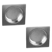 Ручки — мушлі для розсувних дверей Valcomp квадратні, нікель