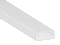 Профиль алюминиевый LEDUA АЛ-81 + рассеиватель для LED ленты накладной 2 м Белый
