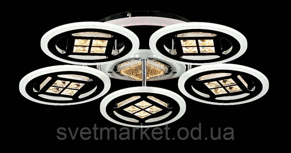 Яскрава люстра LK28979/5+1 LED (CR), фото 1