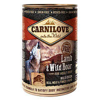 Влажный корм для собак Carnilove Lamb & Wild Boar 400 г (ягненок и кабан) b