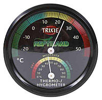 Термометр-гигрометр для террариума Trixie механический, с наклейкой d=7,5 см b