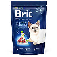 Сухой корм для стерилизованных котов Brit Premium by Nature Cat Sterilized Lamb 1,5 кг (ягненок) b