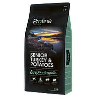 Сухой корм для пожилых собак всех пород Profine Senior Turkey 15 кг (индейка) b