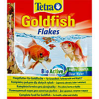 Сухой корм для аквариумных рыб Tetra в хлопьях Goldfish 12 г (для золотых рыбок) b