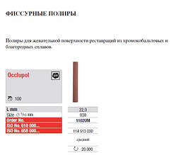 Фісурні поліри 1102 UM