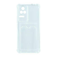 Чехол Pocket Card Transparent case для POCO F4 Цвет Transparent b