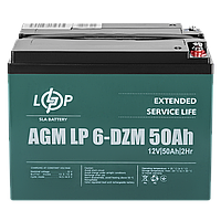 Тяговый свинцово-кислотный аккумулятор LP 6-DZM-50 Ah b