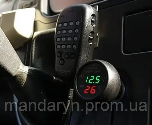 Часы автомобильные в прикуриватель VST 706-4 зелёный блистер Термометр в машину Авто часы с подсветкой b - фото 8 - id-p2063041816