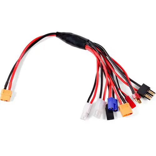 Кабель перехідник XT60 8в1 для зарядних пристроїв та акумуляторів, фото 1