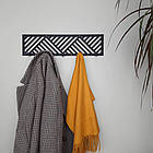 Вішалка настінна Glozis Nord Black (H-089)