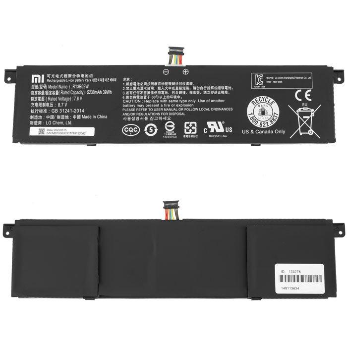 Original 5320mAh 7.6V R13B01W R13B02W батарея для Xiaomi Mi Air 13.3" Series Tablet PC 39WH