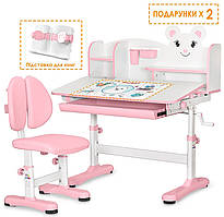 Комплект парта і стілець Evo-Kids BD-29 Panda XL, 80см, 3 кольори
