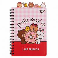 Блокнот A5 на пружине YES Line Friends Delicious 151776 b