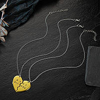 Оригінальна підвіска на подарунок для найкращих подружок парний кулон Best Bitches 28013, фото 5