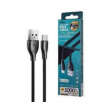 Кабель USB Type-C Lesu Pro RC-160a-Black 1 м чорний p