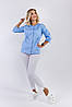 Жіноча медична куртка Валєна, Небесна, фото 6