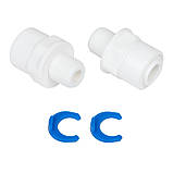 Прямий адаптер 1/4"цанга x 1/8"РН {10}, фото 2