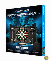 Фірмовий набір дартс Winmau Англія з професійною мішенню Blade6 та дротиками, фото 3