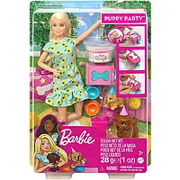 Ігровий набір Лялька Барбі Вечірка для цуценят. Barbie Doll and Puppy Party Playset. Оригінал