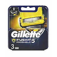 Сменные кассеты для бритья Gillette Fusion5 Proshield 3шт. Оригинал