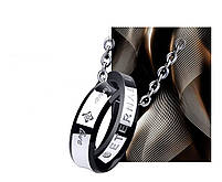 Гарні парні кулони для пари Love Forever із нержавіючої сталі на подарунок 28017, фото 7