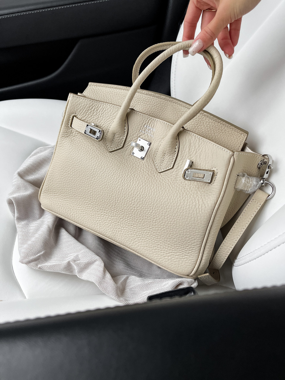 Жіноча брендова сумка Ерме / стильна жіноча сумочка на ремені, фото 1