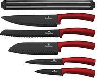 Набор ножей Berlinger Haus Metallic Line Burgundy Edition BH-2694 6 предметов b