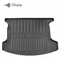 Резиновый 3D коврик в багажник на Nissan Qashqai+2 2008-2014 (5 из 7 мест) Stingray