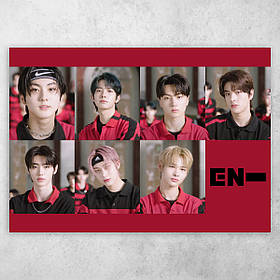 Плакат постер K-Pop "ENHYPEN / Енхайпен" №9