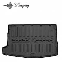 Резиновый 3D коврик в багажник на Volkswagen e-Golf 2012-2020 (hatchback) Stingray