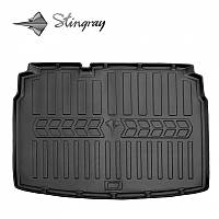 Резиновый 3D коврик в багажник на Volkswagen Golf 5 2003-2008 (hatchback) Stingray