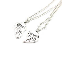 Парні підвіски кулони для кращих друзів Best Friend на двох окремих ланцюжках 28020, фото 9