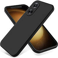 Чохол Fiji Full Soft Premium для Oppo A98 5G (CPH2529) протиударний бампер з мікрофіброю Black