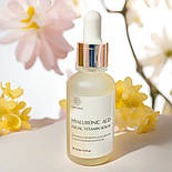 Зволожуюча вітамінна сироватка для обличчя з гіалуроновою кислотою LirioMed 30 мл, фото 10