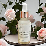 Зволожуюча вітамінна сироватка для обличчя з гіалуроновою кислотою LirioMed 30 мл, фото 5