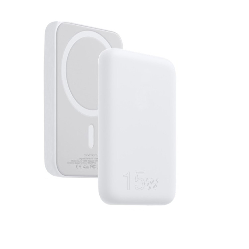 Зовнішній акумулятор з MagSafe WUW Y132 5000mAh 15w для iPhone Білий