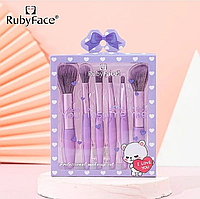 Набор кистей для макияжа Ruby Face (6 шт) SaleMarket