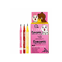 Подводка для глаз водостойкая Warda Beauty Eyeconic Liner Черная SaleMarket