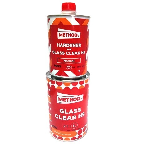 Акриловий лак Method Glass HS 1 л (із затвердником 0.5 л)