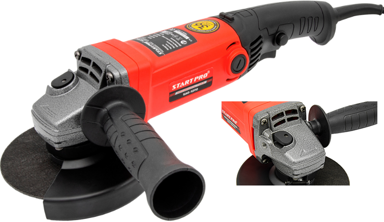 Кутошліфувальна машина START PRO SAG-1290, 1290 Вт, 125 мм, М14