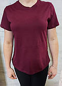 Футболка бордо  розмір  S,,XL.