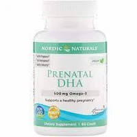Prenatal DHA 500 mg Nordic Naturals, 60 капсул