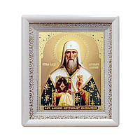 Алексий митрополит Московский именная икона в белом киоте